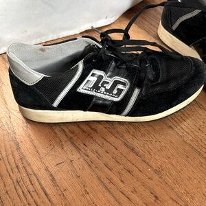 D&G black sneakers size 7.5